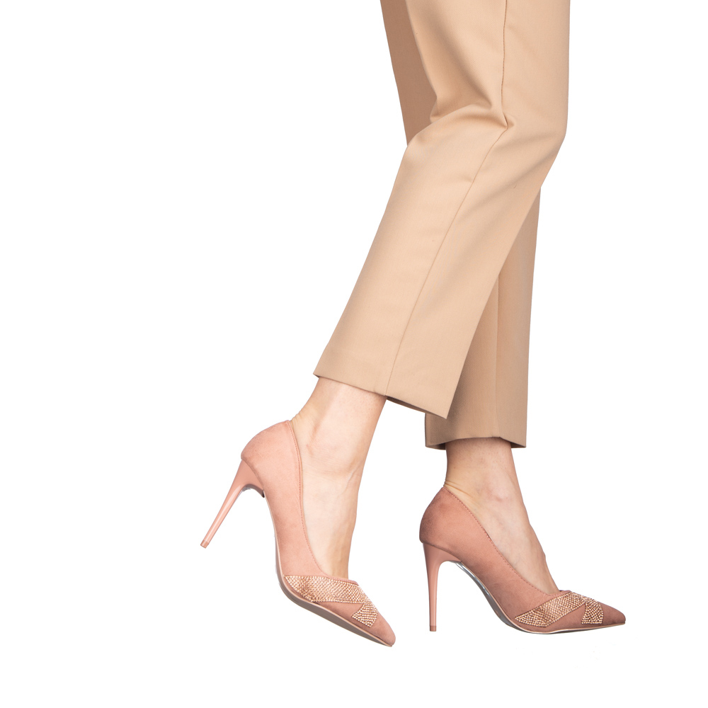 Γυναικεία παπούτσια  Telia ροζ, 4 - Kalapod.gr